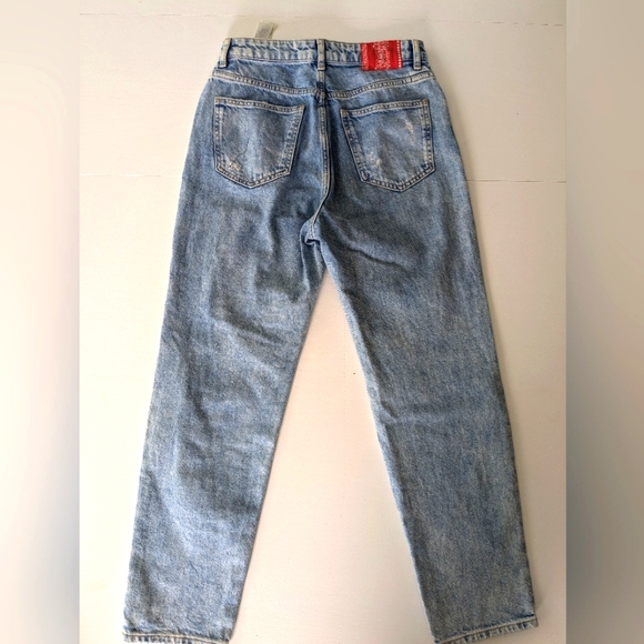 BERSHKA DENIM Patchwork Jeans - Picture 2 of 7